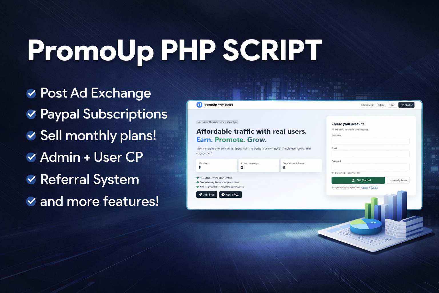 PromoUp PHP Script